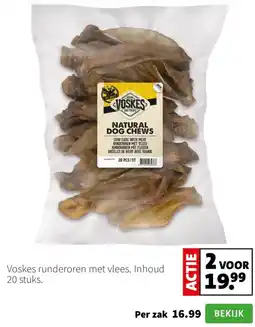 Intratuin Voskes runderoren met vlees aanbieding