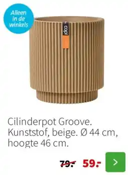 Intratuin Cilinderpot Groove aanbieding