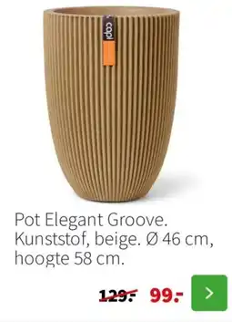 Intratuin Pot Elegant Groove aanbieding