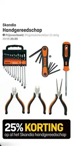 Hubo Skandia Handgereedschap aanbieding