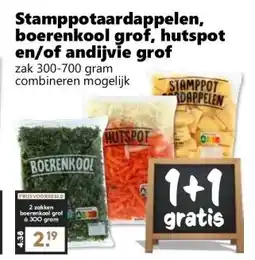 CoopCompact Stamppotaardappelen, boerenkool grof, hutspot en/of andijvie grof aanbieding