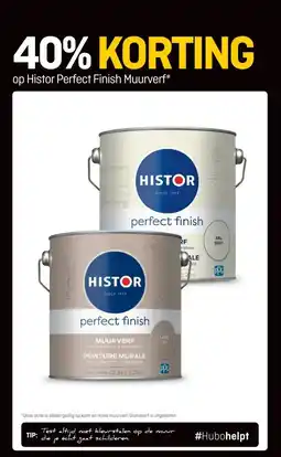 Hubo op Histor Perfect Finish Muurverf aanbieding