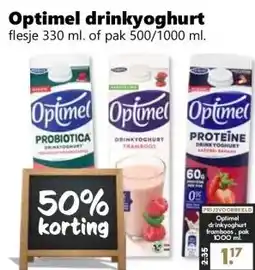 CoopCompact Optimel drinkyoghurt aanbieding