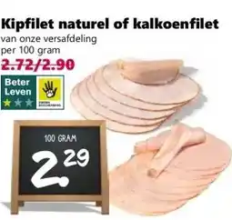 CoopCompact Kipfilet naturel of kalkoenfilet aanbieding