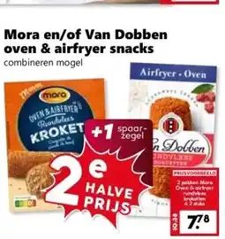 CoopCompact Mora en/of Van Dobben oven & airfryer snacks combineren mogel aanbieding
