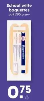 Coop Schoof witte baguettes aanbieding