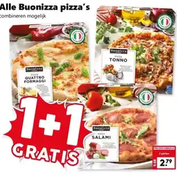 Coop Alle Buonizza pizza's aanbieding