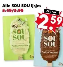 Coop Alle SOU SOU ijsjes aanbieding