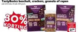 Coop TastyBasics beschuit, crackers, granola of repen aanbieding