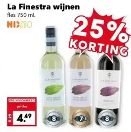 Coop La Finestra wijnen aanbieding