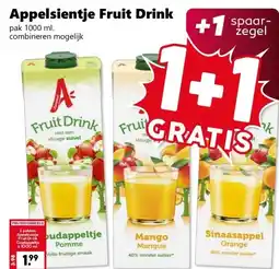 Coop Appelsientje Fruit Drink aanbieding