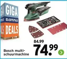 GAMMA Bosch multi- schuurmachine aanbieding