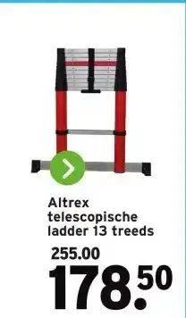 GAMMA Altrex telescopische ladder aanbieding