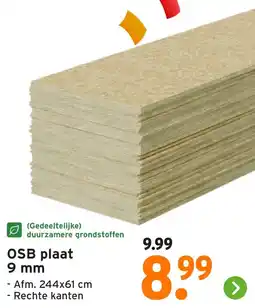 GAMMA OSB plaat 9 mm aanbieding