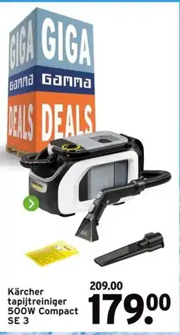 GAMMA Kärcher tapijtreiniger 500W Compact aanbieding