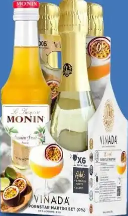 Gall & Gall Vinada Pornstar Martini Set 4X250CL aanbieding