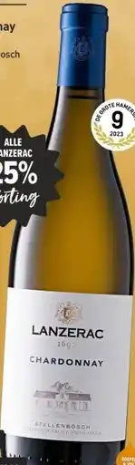 Gall & Gall Lanzerac Chardonnay 75CL aanbieding