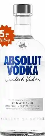 Gall & Gall Absolut Vodka 70CL aanbieding