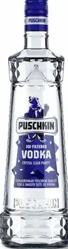 Gall & Gall Puschkin Vodka 70CL aanbieding