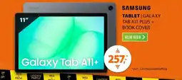 Expert Samsung Galaxy Tab A11 Plus 11 inch 128GB Wifi + Book Cover Grijs aanbieding