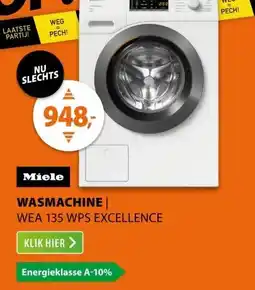 Expert Miele WEA 135 WPS Excellence aanbieding