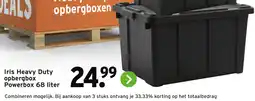 GAMMA Iris Heavy Duty opbergbox Powerbox aanbieding