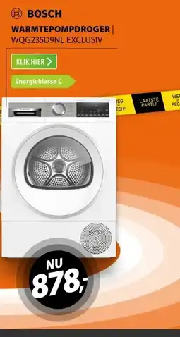Expert Bosch WQG235D9NL EXCLUSIV aanbieding