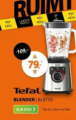 Expert Tefal BL871D Grijs aanbieding