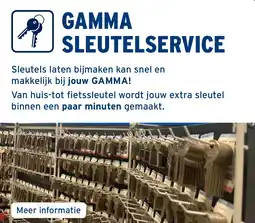 GAMMA Gamma sleutelservice aanbieding