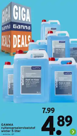 GAMMA Gamma ruitensproeiervloeistof winter aanbieding