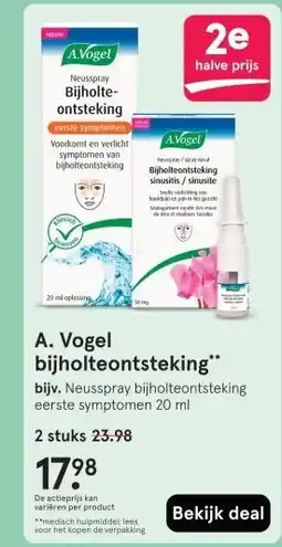 Etos A. Vogel bijholteontsteking aanbieding