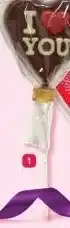 Etos Valentijn chocolade lolly en heart gummies Chocolade lolly I love you aanbieding