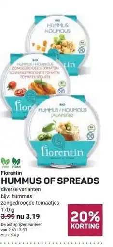 Ekoplaza HUMMUS OF SPREADS aanbieding