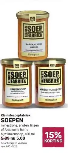 Ekoplaza SOEPEN aanbieding