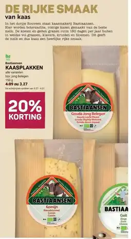 Ekoplaza Bastiaansen KAASPLAKKEN aanbieding