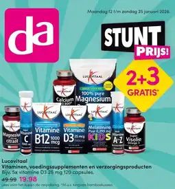 DA Lucovitaal Vitaminen, voedingssupplementen en verzorgingsproducten aanbieding