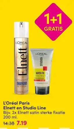 DA L'Oréal Paris Elnett en Studio Line aanbieding