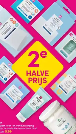 DA DA Sport, voet- en wondverzorging aanbieding