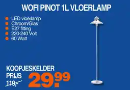 Correct WOFI PINOT 1L VLOERLAMP aanbieding