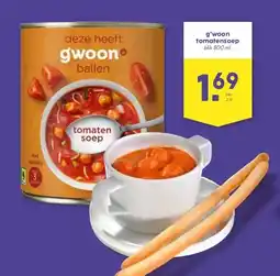 Boon`s Markt g'woon tomatensoep aanbieding