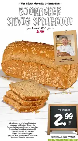 Boon`s Markt BOONACKER STEVIG SPELTBROOD aanbieding