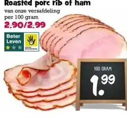 Boon`s Markt Roasted porc rib of ham aanbieding