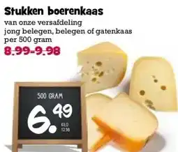 Boon`s Markt Stukken boerenkaas aanbieding