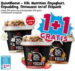 Boon`s Markt Zuivelhoeve - XXL Nutrition fityoghurt, fitpudding, fitmousse en/of fitquark aanbieding