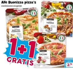 Boon`s Markt Alle Buonizza pizza's aanbieding