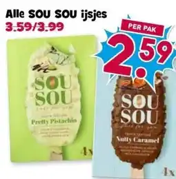 Boon`s Markt Alle SOU SOU ijsjes aanbieding