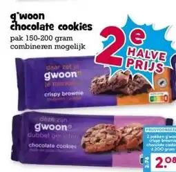 Boon`s Markt g'woon chocolate cookies aanbieding