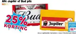 Boon`s Markt Alle Jupiler of Bud pils aanbieding