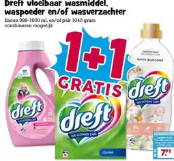 Boon`s Markt Dreft vloeibaar wasmiddel, waspoeder en/of wasverzachter aanbieding