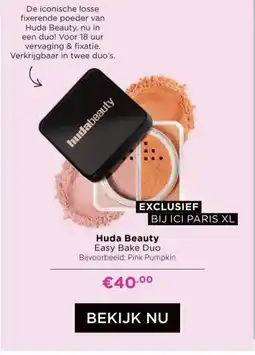 ICI Paris XL Huda Beauty aanbieding